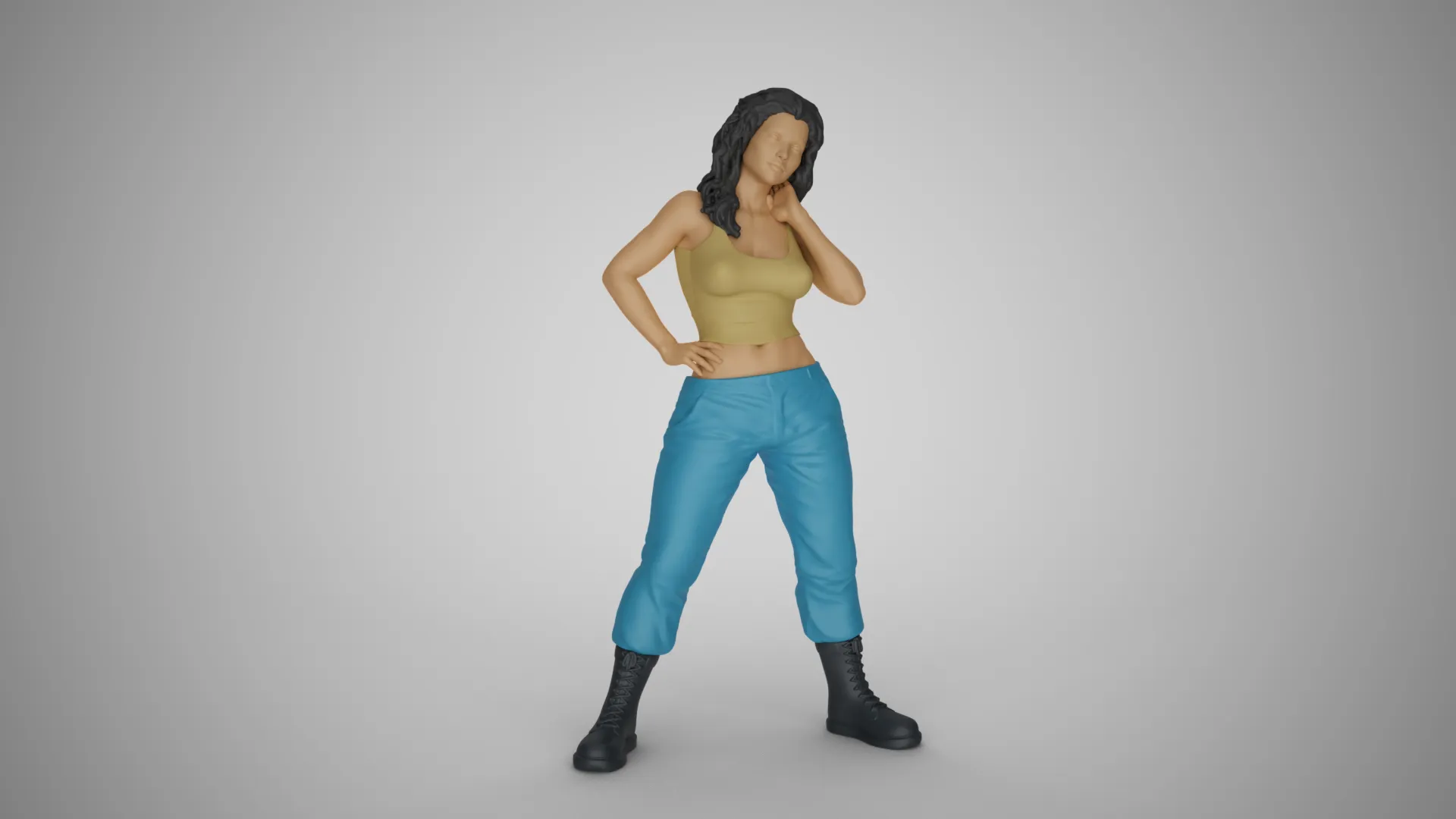 Self Confident 12 3D Print Model .c4d .max .obj .3ds .fbx .stl .blend 