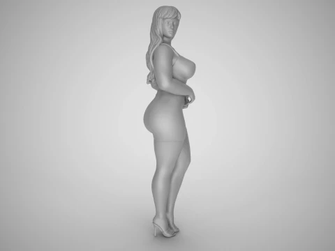 Woman City Mood 7 3D Print Model