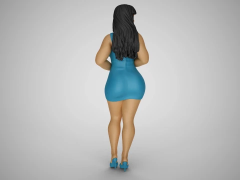 Woman City Mood 7 3D Print Model
