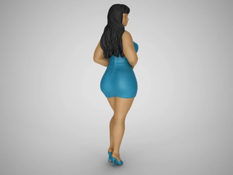 Woman City Mood 7 3D Print Model
