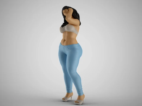 Hidden Beauty 3 3D Print Model
