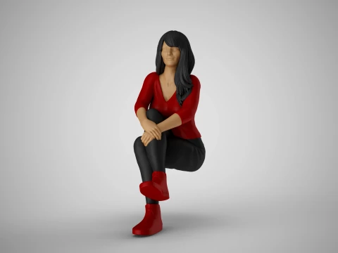 Woman Radiate Positivity 3D Baskı Modeli