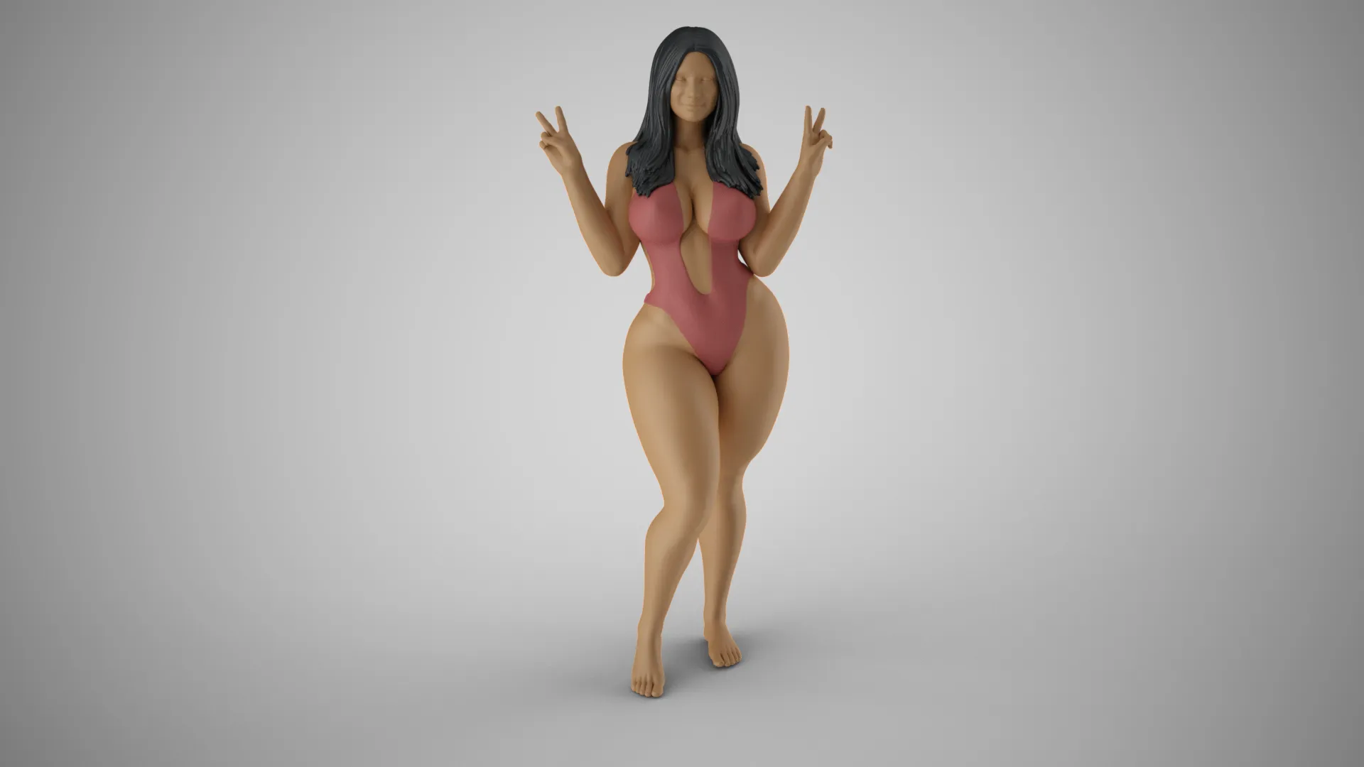 Loveliness 3D Print Model .c4d .max .obj .3ds .fbx .stl .blend 