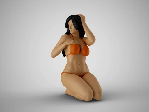 Plain Girl 7 3D Baskı Modeli