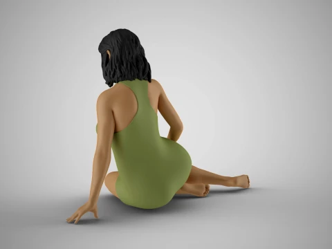 Plain Girl 8 3D Print Model