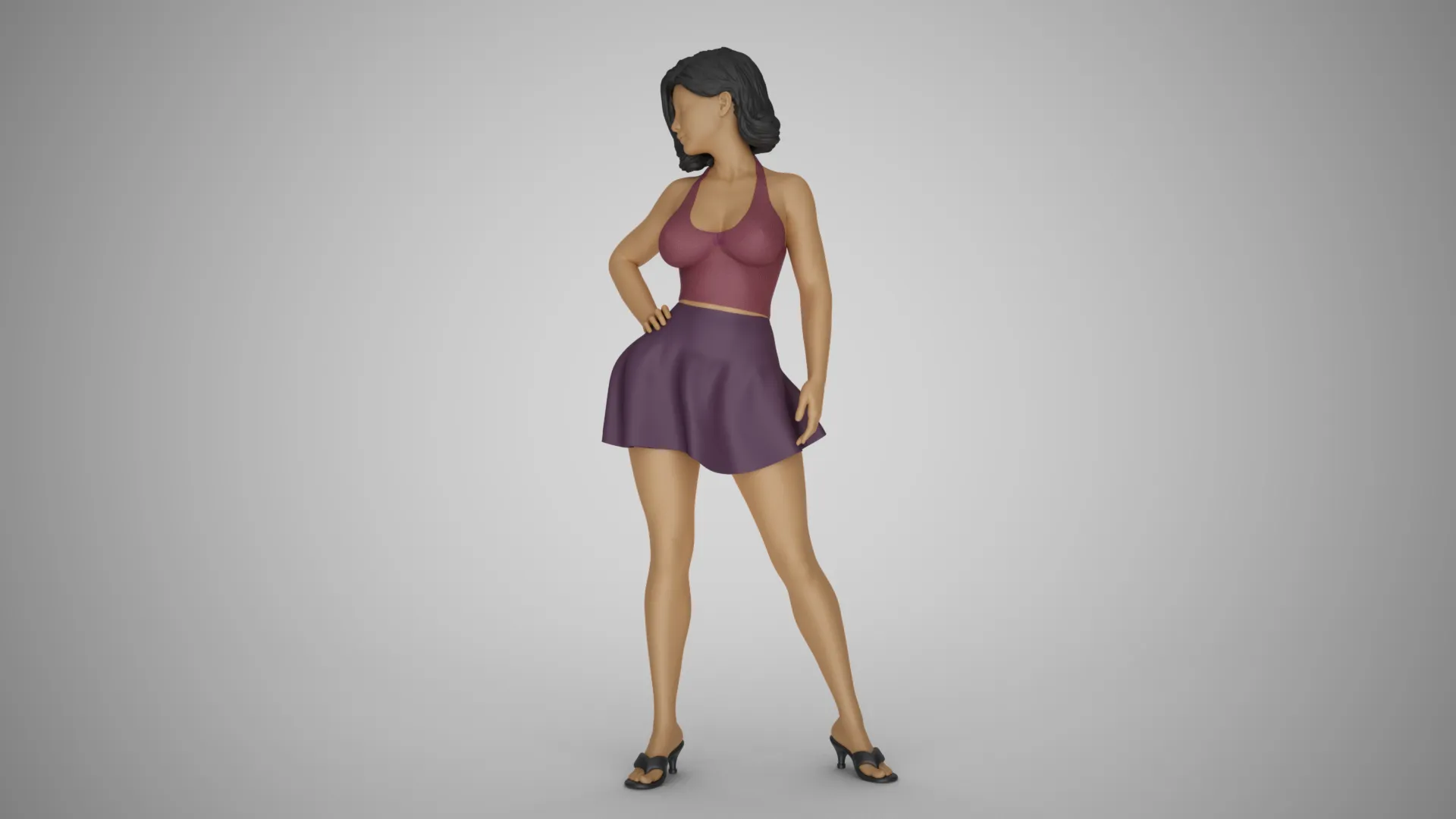 Self Confident 2 3D Print Model .c4d .max .obj .3ds .fbx .stl .blend 