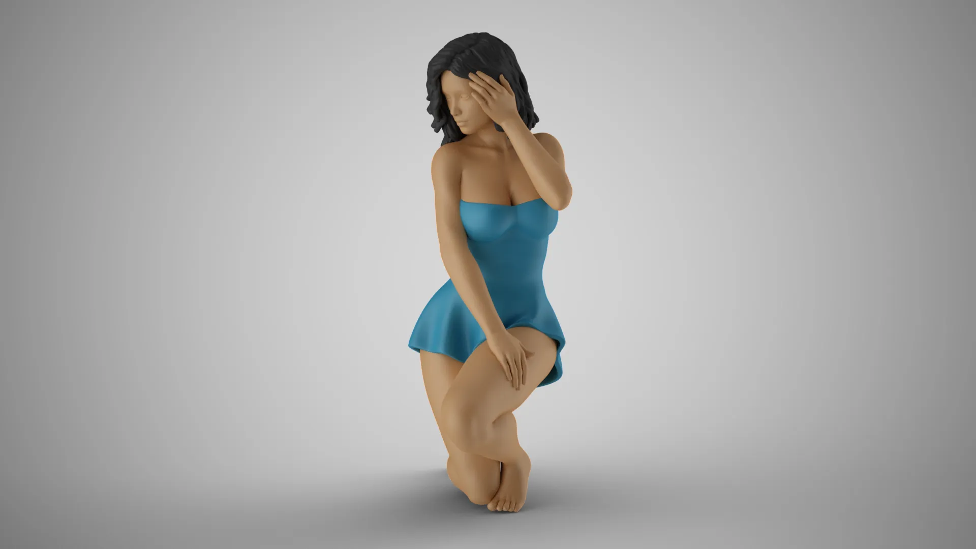 Self Confident 3 3D Print Model .c4d .max .obj .3ds .fbx .stl .blend 