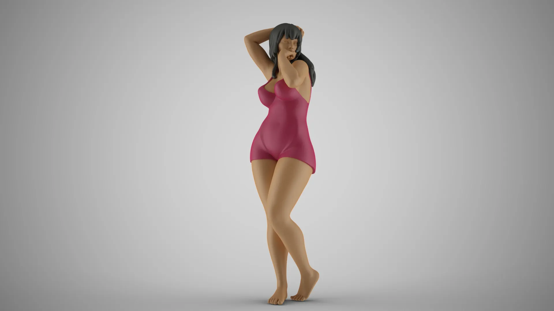 Self Confident 7 3D Print Model .c4d .max .obj .3ds .fbx .stl .blend 