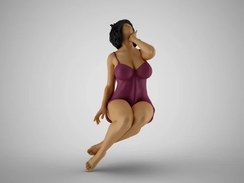 Longing Woman 3D Принт Модель