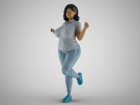 Woman City Mood 2 3D Принт Модель