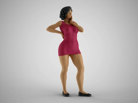 Girl Watching Over 3D printmodel