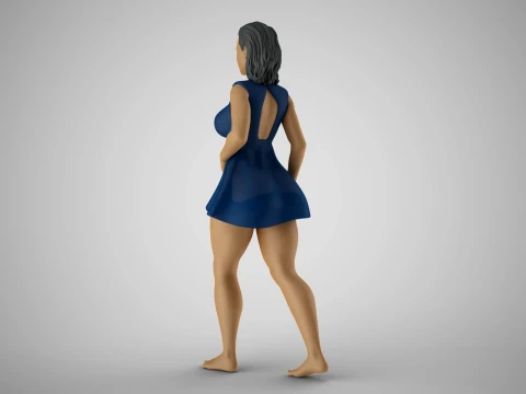 Plain Girl 3D Print Model