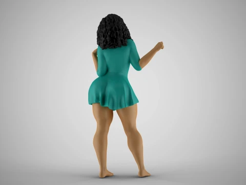 Plain Girl 4 3D Print Model