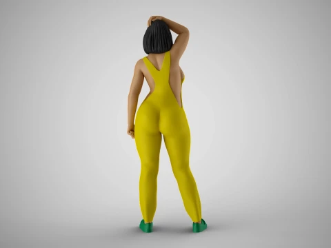 Plain Girl 5 3D Print Model
