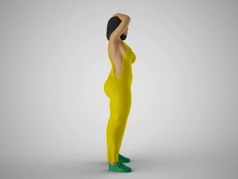 Plain Girl 5 3D Print Model