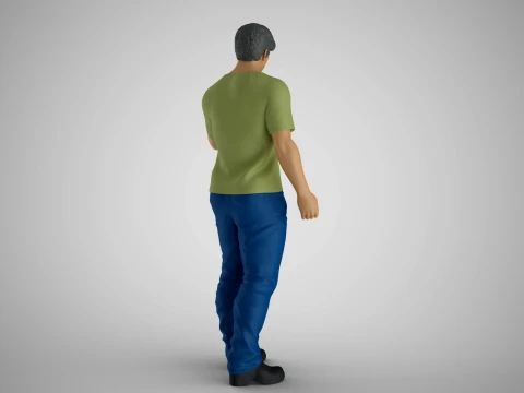 Man Hand Beckoning 3D Print Model