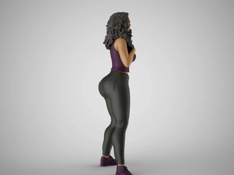 Biased Woman 3D Print Model