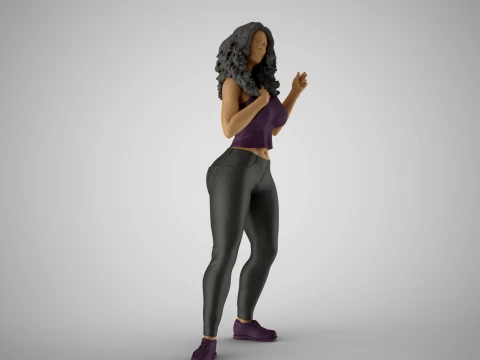 Biased Woman 3D Print Model