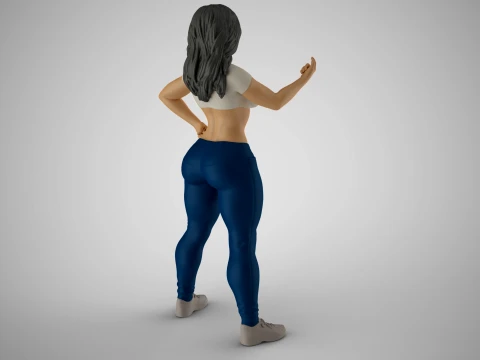 Defiant Woman 3D Print Model