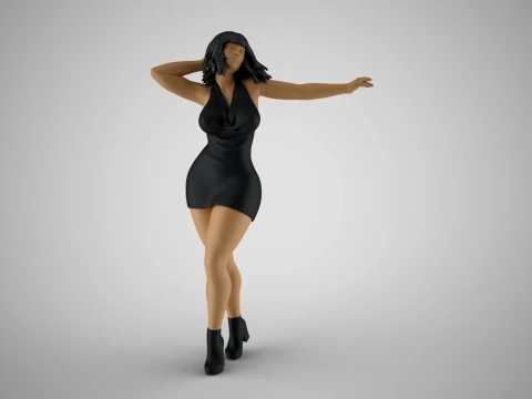 Woman in Flow Modelo de Impressão 3D