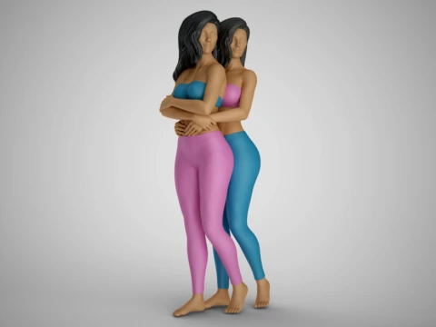 Women Who Look Like 3D Print Model