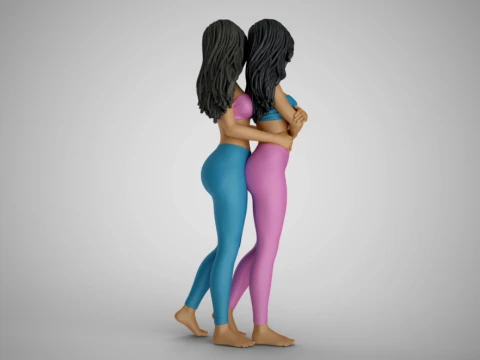 Women Who Look Like 3D Print Model