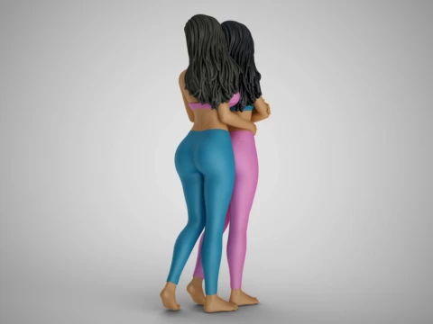 Women Who Look Like 3D Print Model