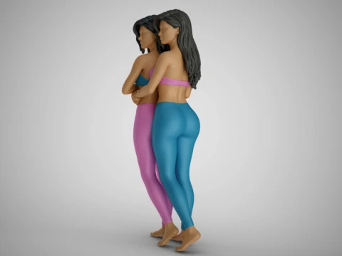 Women Who Look Like 3D Print Model