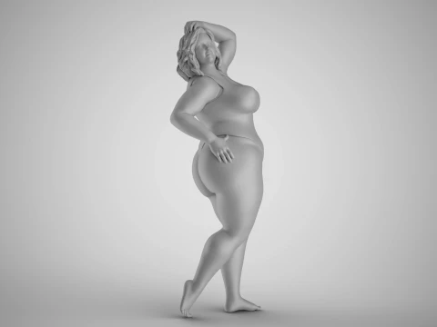 Woman Vacationer 3D Print Model