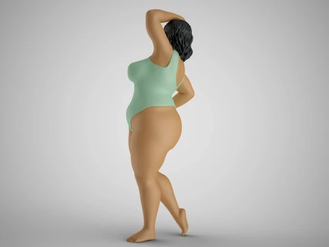Woman Vacationer 3D Print Model