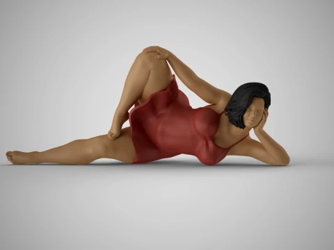 Woman Having Fun 3 3D Принт Модель