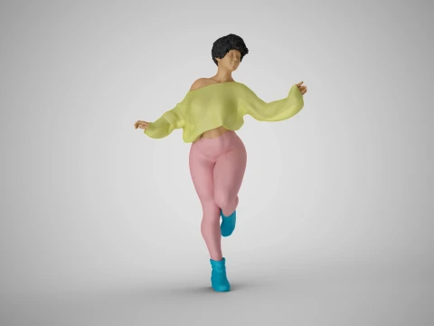 Winter Woman 3D Принт Модель