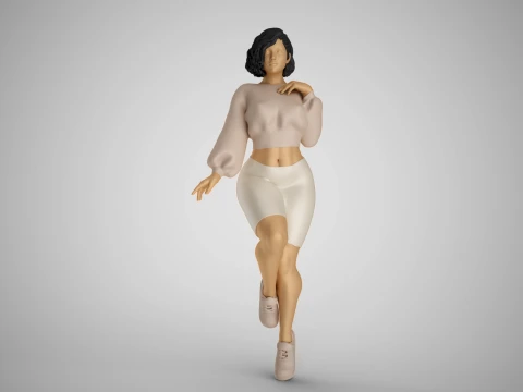 City Girl 3D Принт Модель