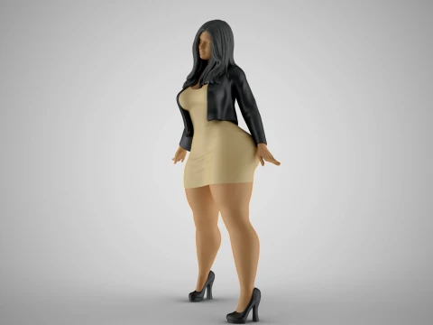 Woman in the Mirror 5 3D Print Model