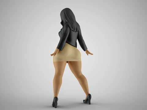 Woman in the Mirror 5 3D Print Model