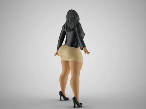 Woman in the Mirror 5 3D Print Model