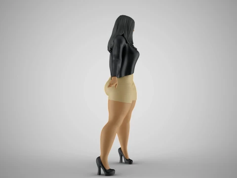 Woman in the Mirror 5 3D Print Model