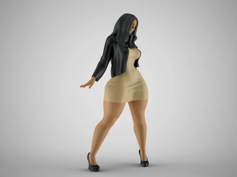 Woman in the Mirror 5 3D Print Model