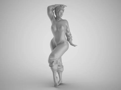 Woman in the Mirror 4 3D Print Model
