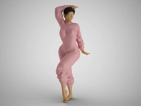 Woman in the Mirror 4 3D Print Model
