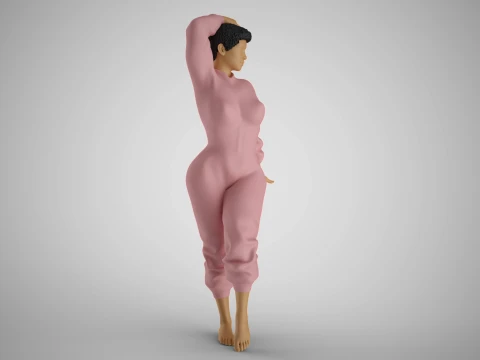 Woman in the Mirror 4 3D Print Model
