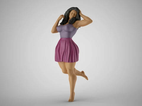 Woman in the Mirror 7 3D Принт Модель