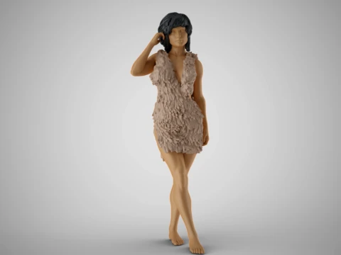 Woman in the Wild 2 Model do druku 3D