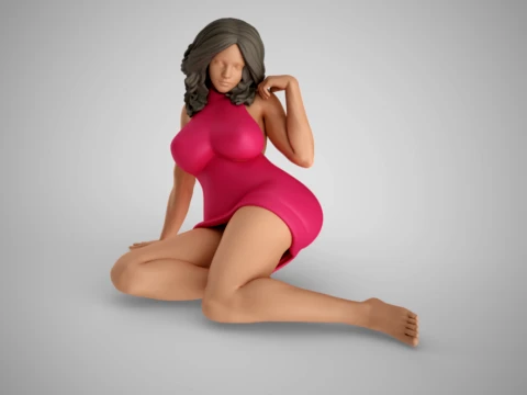 Woman Home Mood 7 Modelo de Impressão 3D
