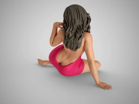Woman Home Mood 7 3D Print Model