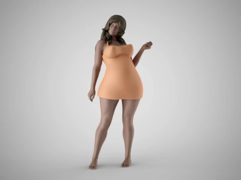 Woman Home Mood 3 3D Принт Модель