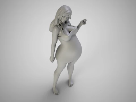 Woman Home Mood 3 3D Print Model