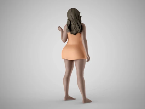 Woman Home Mood 3 3D Print Model