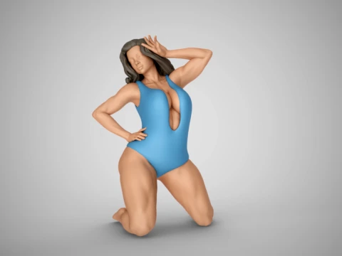 Woman Home Mood 10 3D Принт Модель