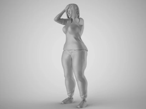 Woeful Woman 3D Print Model